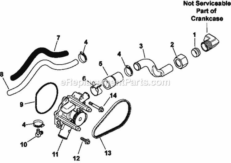 Page C Diagram and Parts List for LH685-3016  Kohler Engine