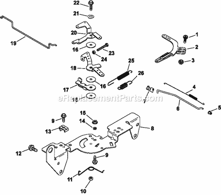 Page E Diagram and Parts List for LH690-0012  Kohler Engine