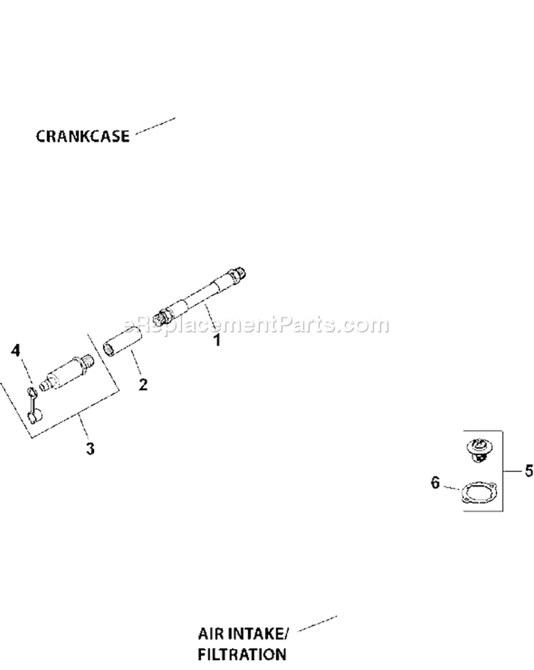 Page M Diagram and Parts List for LH690-0013  Kohler Engine