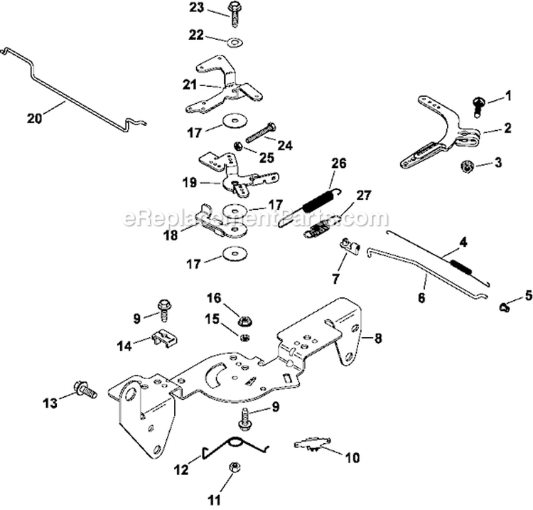 Page G Diagram and Parts List for LH750-0002  Kohler Engine