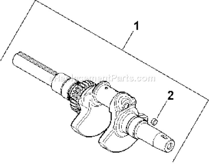 Page E Diagram and Parts List for LH685-0013  Kohler Engine