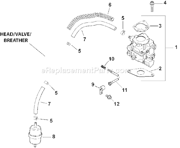 Page I Diagram and Parts List for LH685-0003  Kohler Engine