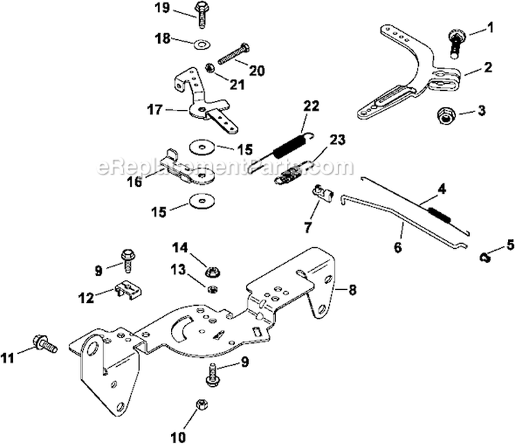 Page G Diagram and Parts List for LH775-0011  Kohler Engine