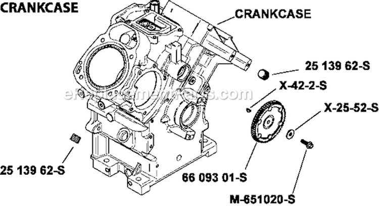 Page B Diagram and Parts List for LH775-0015  Kohler Engine
