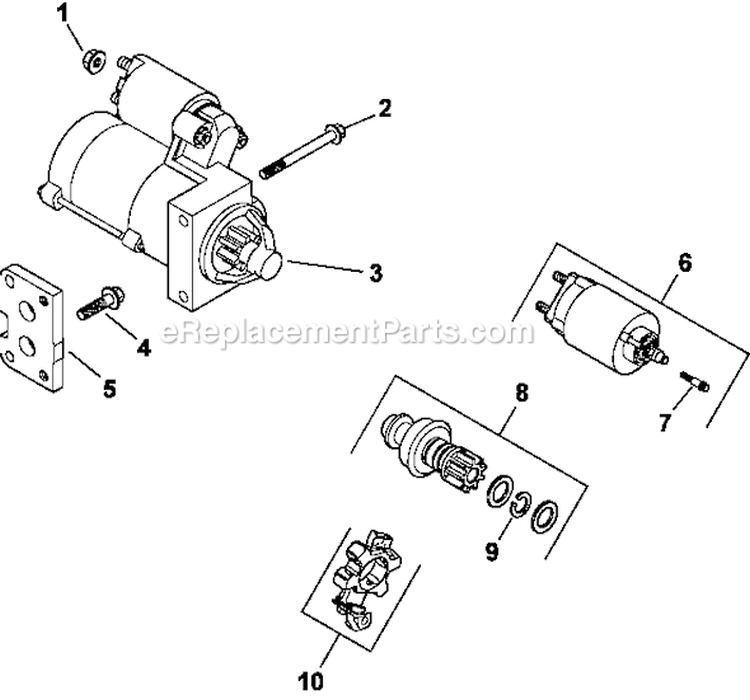 Page M Diagram and Parts List for LH775-0016  Kohler Engine