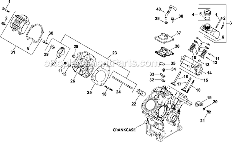 Page I Diagram and Parts List for LH775-0016  Kohler Engine