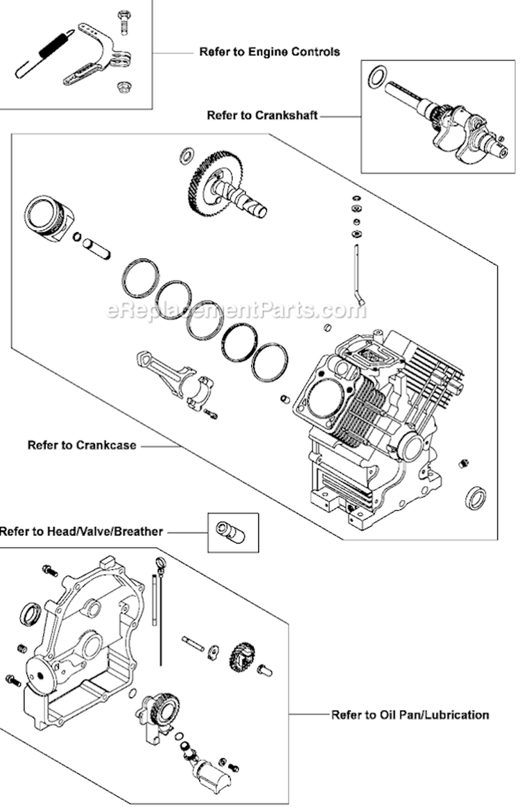 Page L Diagram and Parts List for LH775-0017  Kohler Engine