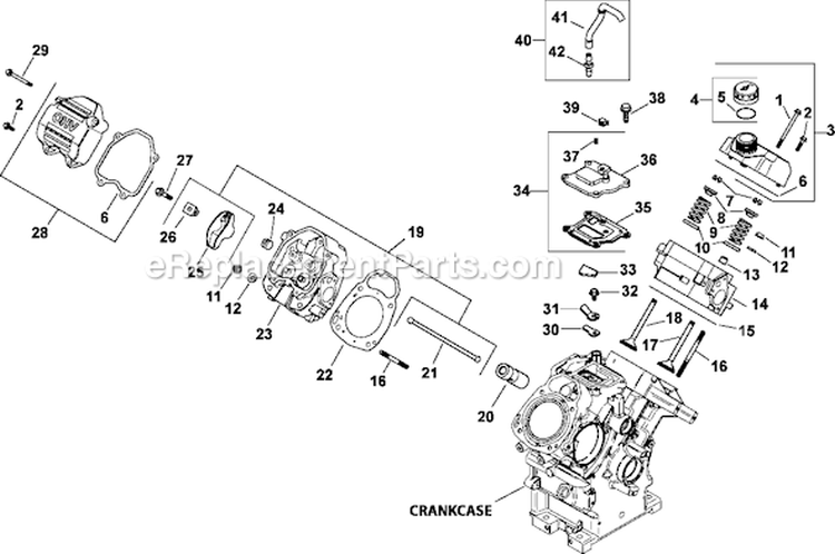 Page I Diagram and Parts List for LH775-0017  Kohler Engine
