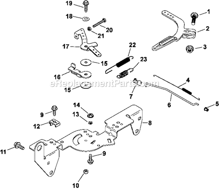 Page F Diagram and Parts List for LH775-0018  Kohler Engine
