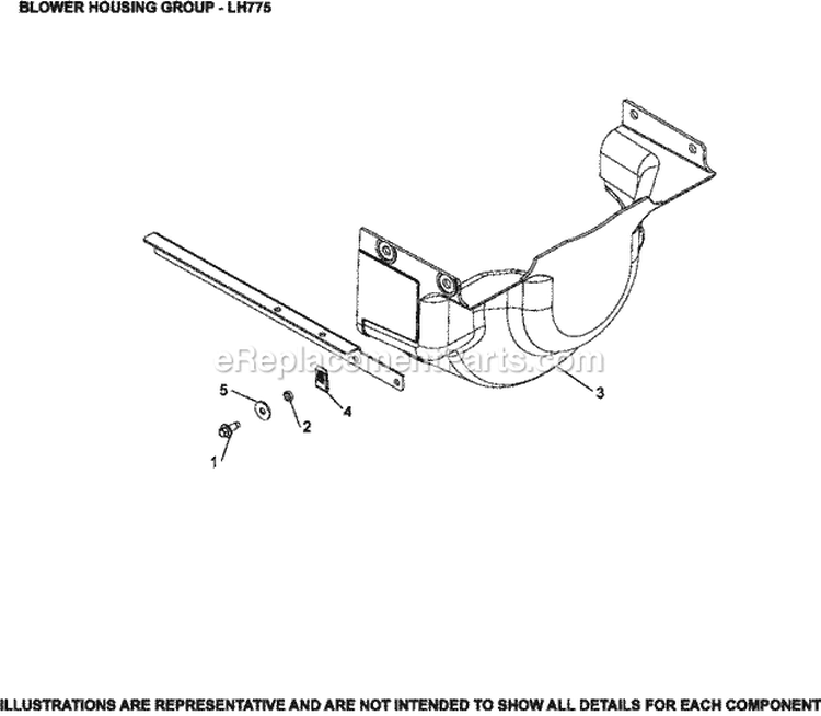 Page B Diagram and Parts List for LH640-3001  Kohler Engine