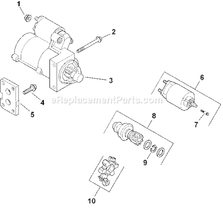 Page N Diagram and Parts List for LH775-0001  Kohler Engine