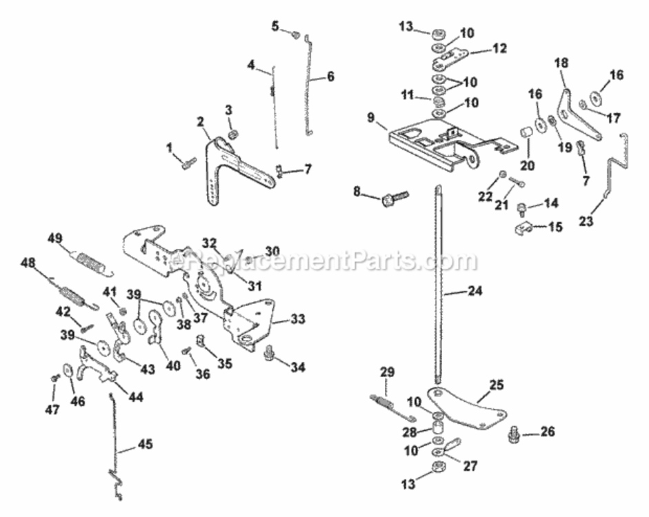 Engine_Controls_(Tp-2508) Diagram and Parts List for LV625-831501  Kohler Engine