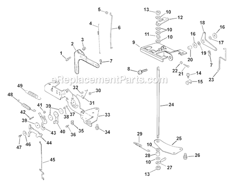 Page G Diagram and Parts List for LV680-0001  Kohler Engine