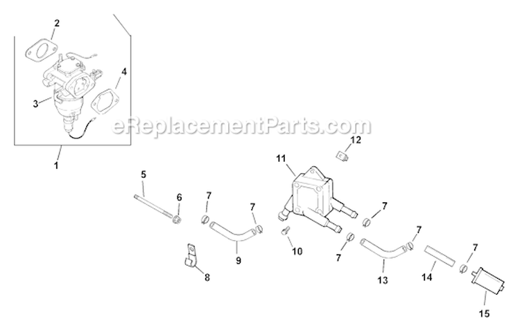 Page I Diagram and Parts List for LV680-0001  Kohler Engine