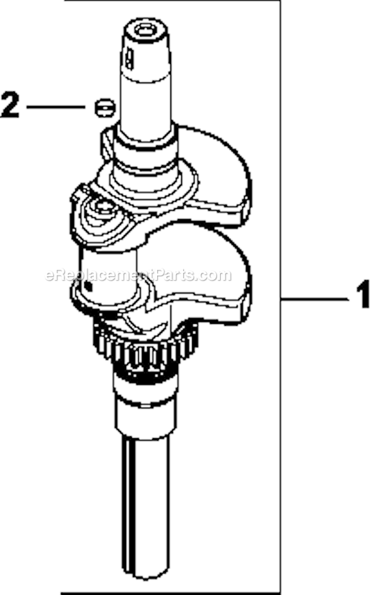 Page D Diagram and Parts List for LV680-0010  Kohler Engine