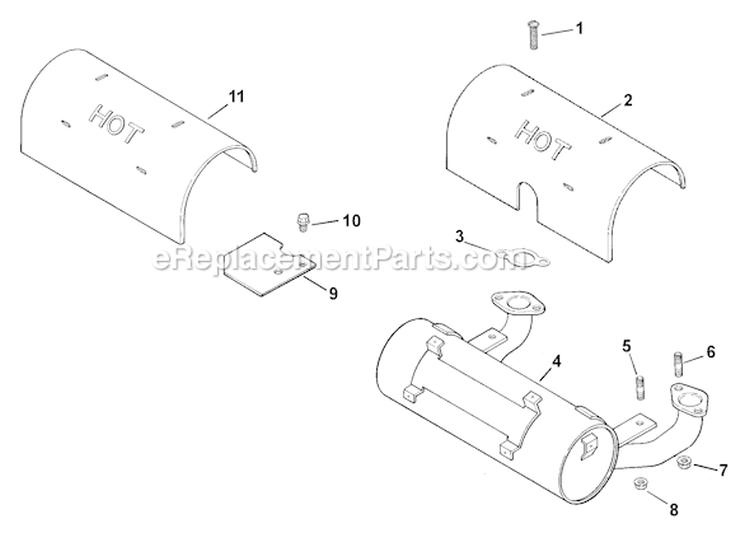 Page E Diagram and Parts List for LV680-0010  Kohler Engine