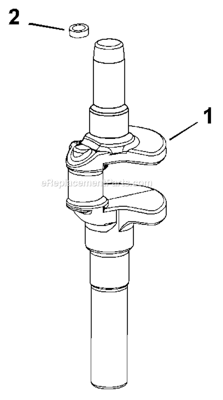 Page E Diagram and Parts List for LV680-0011  Kohler Engine