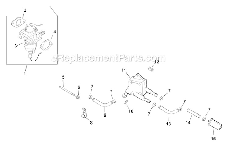 Page I Diagram and Parts List for LV680-0011  Kohler Engine