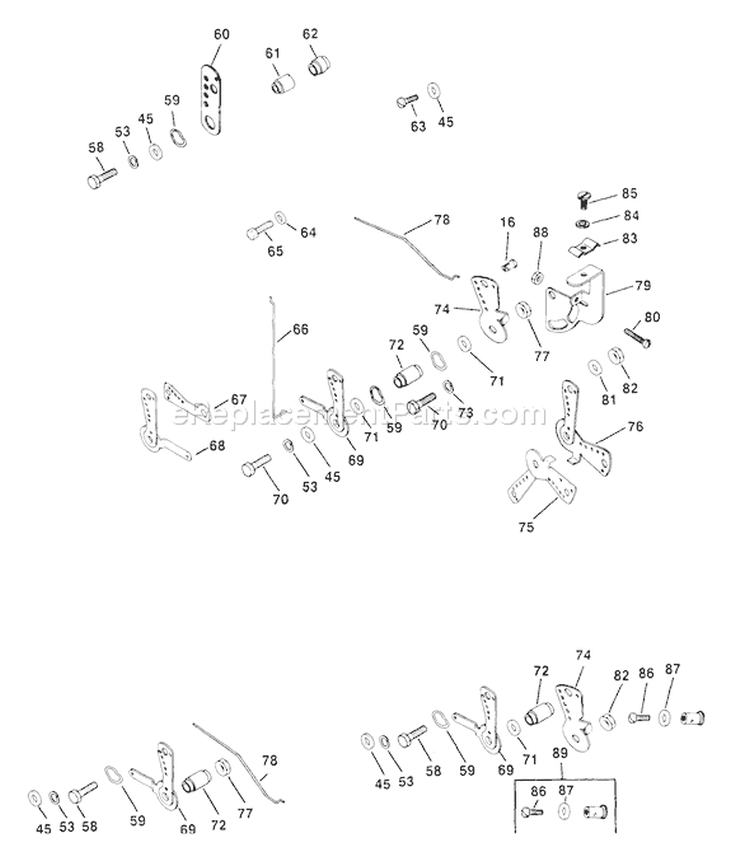 Page Q Diagram and Parts List for M10-461513  Kohler Engine