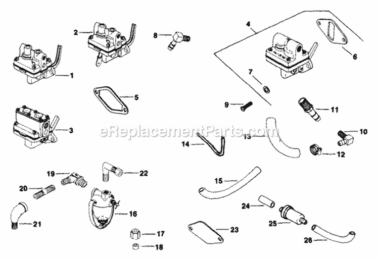 Page X Diagram and Parts List for K301-47641  Kohler Engine
