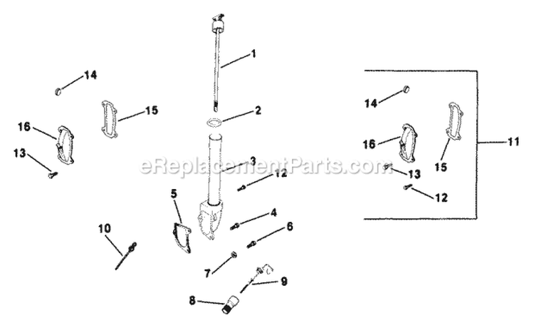 Page I Diagram and Parts List for M10-461503  Kohler Engine