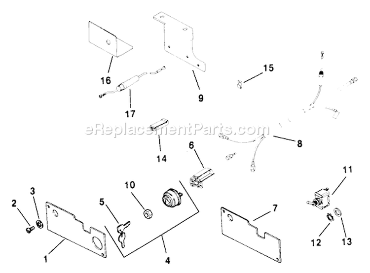 Page S Diagram and Parts List for M10-461513  Kohler Engine