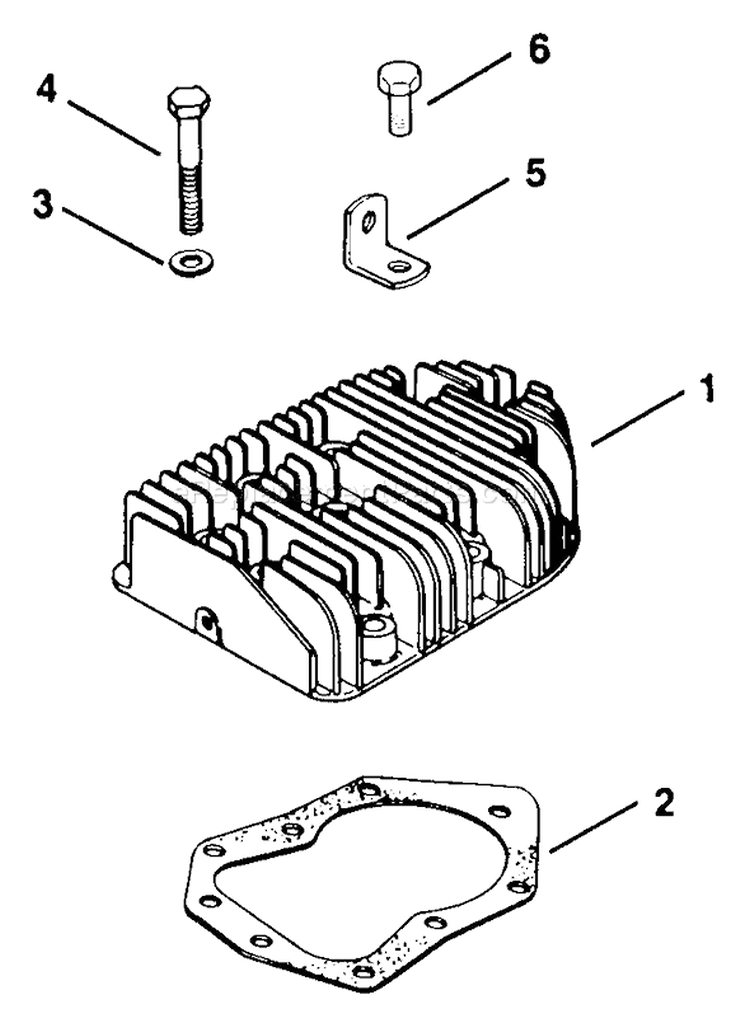 Page H Diagram and Parts List for M10-461513  Kohler Engine