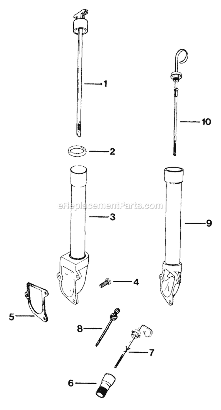 Page G Diagram and Parts List for M10-461553  Kohler Engine