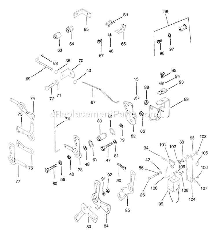 Page P Diagram and Parts List for M12-471569  Kohler Engine