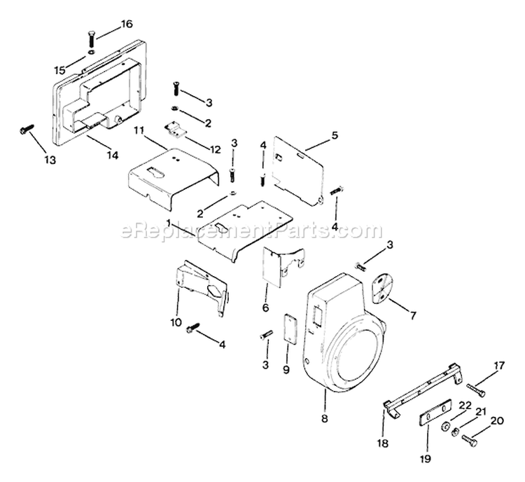Page B Diagram and Parts List for M12-471542  Kohler Engine