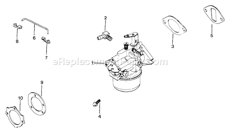 Page E Diagram and Parts List for M12-471542  Kohler Engine