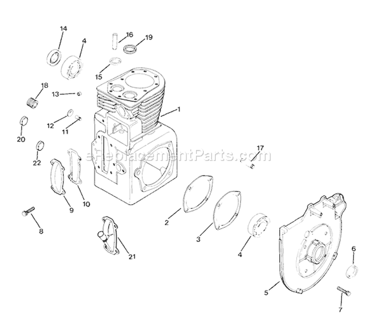 Page F Diagram and Parts List for M12-471542  Kohler Engine