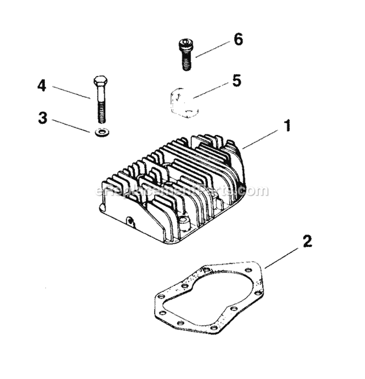 Page E Diagram and Parts List for M14-601561  Kohler Engine