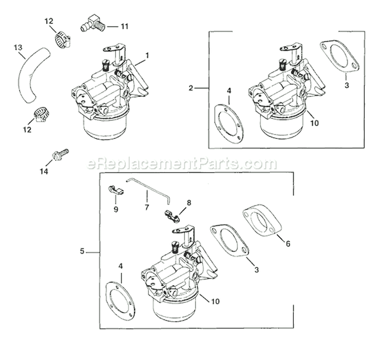 Page E Diagram and Parts List for M16-711551  Kohler Engine