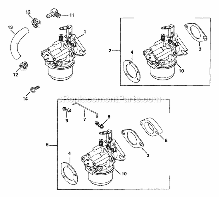 Page D Diagram and Parts List for M16-711558  Kohler Engine