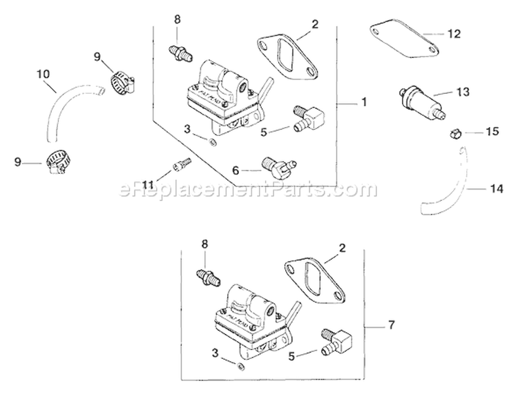 Page O Diagram and Parts List for M16-711575  Kohler Engine