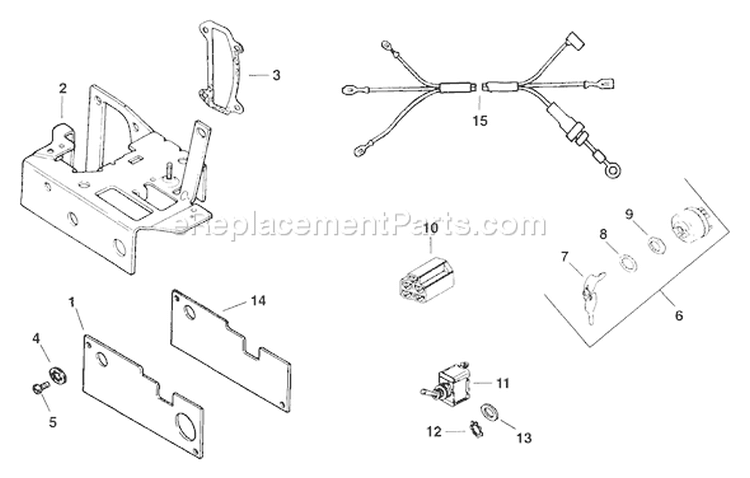 Page Q Diagram and Parts List for M16-711500  Kohler Engine