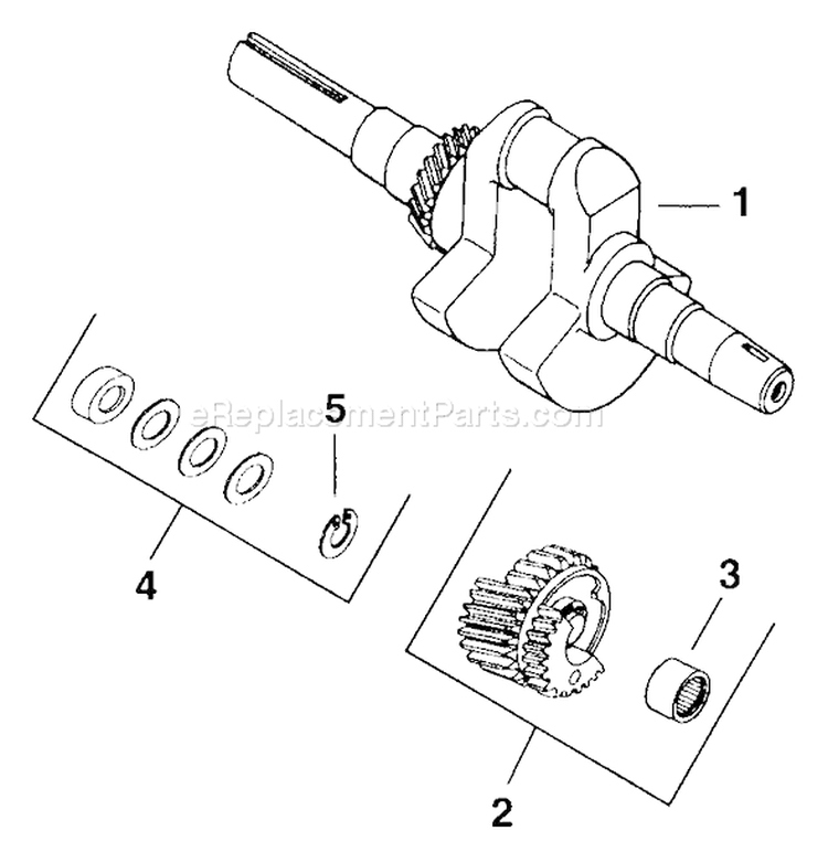 Page H Diagram and Parts List for M16-711575  Kohler Engine