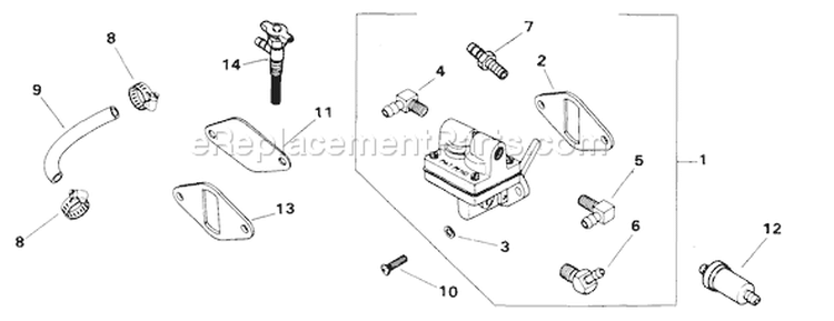 Page M Diagram and Parts List for M18-24567  Kohler Engine