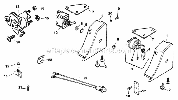 Page P Diagram and Parts List for M8-301569  Kohler Engine