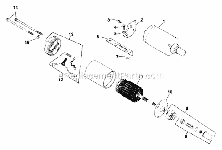 Page J Diagram and Parts List for M8-301569  Kohler Engine