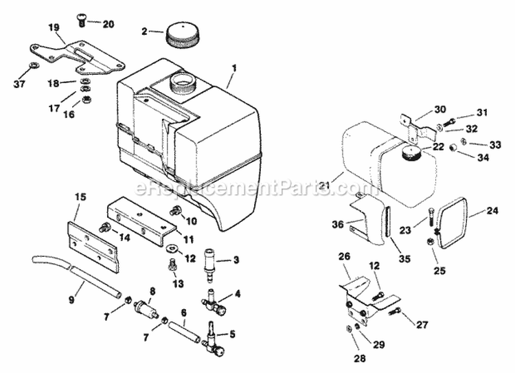 Page N Diagram and Parts List for M8-301569  Kohler Engine