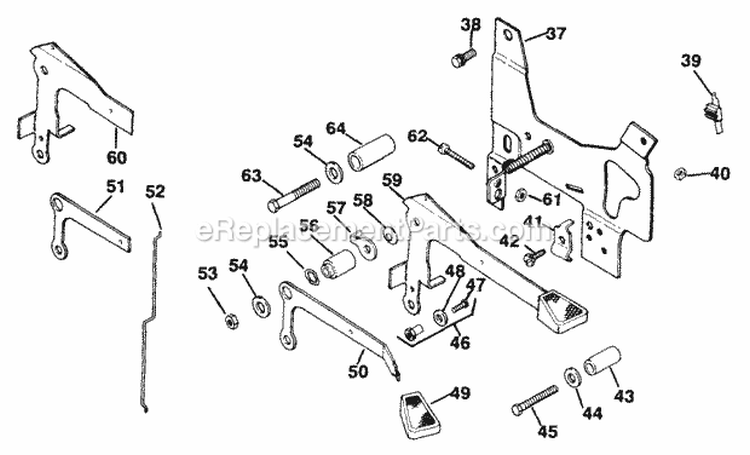 Page M Diagram and Parts List for M8-301544  Kohler Engine