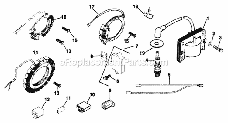 Page O Diagram and Parts List for M8-301569  Kohler Engine
