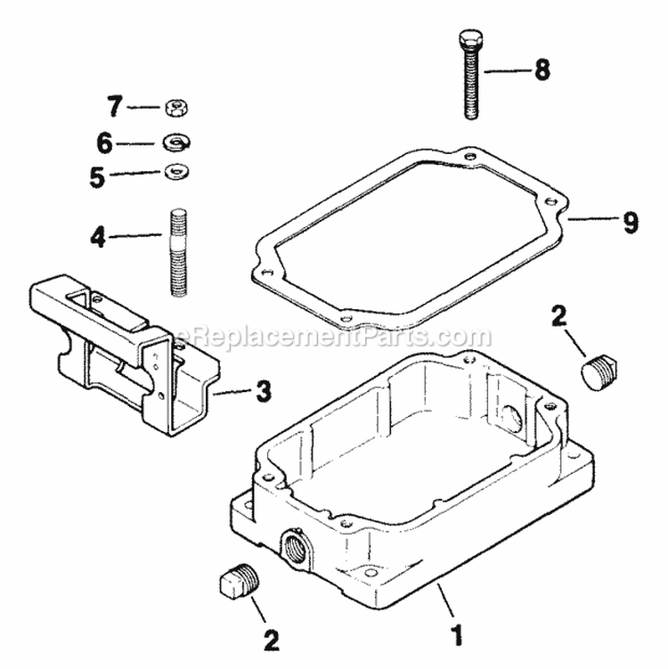 Page Q Diagram and Parts List for M8-301569  Kohler Engine