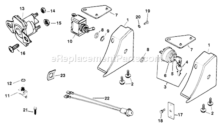 Page Q Diagram and Parts List for M8-301601  Kohler Engine