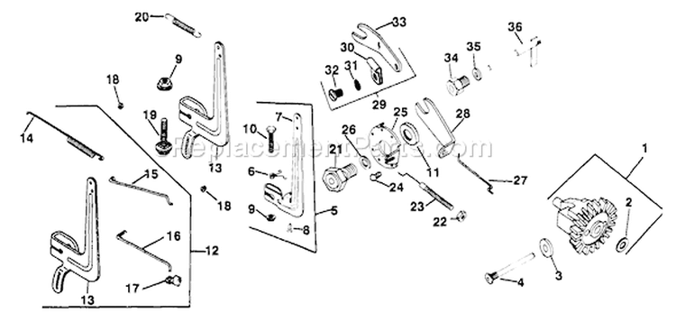 Page N Diagram and Parts List for M8-301601  Kohler Engine