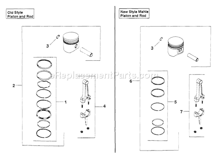 Page S Diagram and Parts List for M8-301601  Kohler Engine
