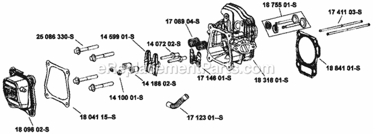 Page I Diagram and Parts List for SH265-0104  Kohler Engine