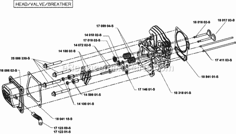 Page I Diagram and Parts List for SH265-1012  Kohler Engine
